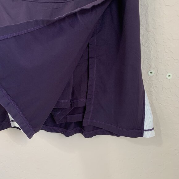 Reebok Play Dry Skort Womens Large Stretch Waist Pull On Faux Wrap Athletic Prep - Picture 4 of 7